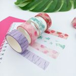 Fita Adesiva Washi Tape com Cheirinho BRW - 15mm x 3 Metros