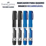 Marcador Recarregável para Quadro Branco Faber Castell - Kit ou Unidade
