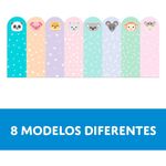 Marcador de Página Adesivo Cis Pastel e Neon - Kit 8 Blocos