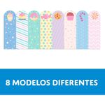 Marcador de Página Adesivo Cis Pastel e Neon - Kit 8 Blocos