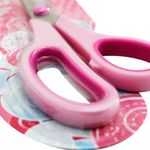 Tesoura Multiuso Acrilex Cabo Anatômico 19cm - Rosa ou Lilás