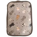 Estojo Nécessaire Box BRW Fofo com Chaveiro de Pompom - Gatinho e Cachorro