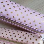 Estojo BRW Estampado Tom Pastel com Chaveiro Pompom -  Lilás Verde Água