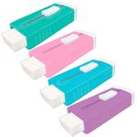 Borracha tipo Estilete Tilibra Slide Tom Pastel - Rosa, Lilás, Azul e Verde