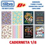 Caderneta Capa Dura Tilibra D+ 1/8 - 96 Folhas