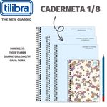 Caderneta Capa Dura Tilibra D+ 1/8 - 96 Folhas