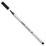 Caneta Pen Brush Stabilo Preta Aquarelável