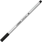 Caneta Pen Brush Stabilo Preta Aquarelável