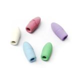 Kit Borracha Mercur Ponteira - Colorida Tom Pastel ou Branca
