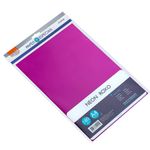 Papel Neon BRW A4 180g - 10 Folhas - Ideal para Artesanato, cartonagem, colagem, decoração, kirigami, montagens, scrap b