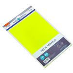 Papel Neon BRW A4 180g - 10 Folhas - Ideal para Artesanato, cartonagem, colagem, decoração, kirigami, montagens, scrap b