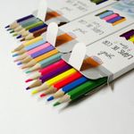 Kit Lápis de Cor BRW Tons Pastel Neon e Metálico