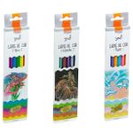 Kit Lápis de Cor BRW Tons Pastel Neon e Metálico