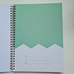 Planner BRW Capa Dura Corações Tons Pastel 80 Folhas