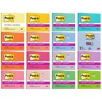 Bloco Notas Adesivas POST-IT Retângulo 100 ou 90 Folhas