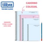 Caderno Colegial Tilibra Happy Capa Dura Espiral - 10 ou 1 Matéria