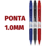 Caneta Xtreme Retrátil Faber Castell Ponta Fina ou Média Semigel - Kit ou Unidade