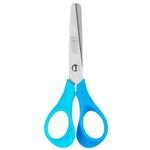 Tesoura Escolar BRW Bicolor de Aço 13cm
