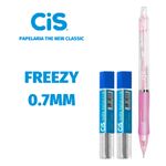 Lapiseira Cis Freezy Tom Pastel 0.7mm - Com Grip Ergonômico e Borracha no Topo