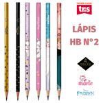 Kit Lápis Tris 2B Princesas Disney, Frozen, Marie, Barbie