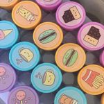 Carimbo Cis Stamp Candy Fofo Comidinhas Donut Macarron Sorvete Batata Frita Pirulito Chocolate Cupcake