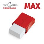 Borracha Faber Castell Max com Capa Protetora Vermelha - Média ou Grande