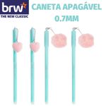 Caneta Apagável BRW Ponta Fina 0.7mm Fofa Coração S2