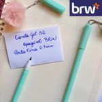 Caneta Apagável BRW Ponta Fina 0.7mm Fofa Coração S2