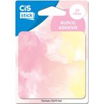 Bloco Cis Notas Adesivas Colorido Decorado Degradê Aquarela 20 Folhas - 75x75mm