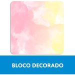 Bloco Cis Notas Adesivas Colorido Decorado Degradê Aquarela 20 Folhas - 75x75mm