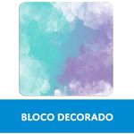 Bloco Cis Notas Adesivas Colorido Decorado Degradê Aquarela 20 Folhas - 75x75mm