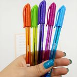 Kit Caneta Esferográfica BRW Coloridas Triangular 1.0mm