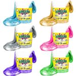 Kimeleka Metálica Acrilex Slime 180g - Ouro Prata