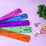 Régua Flexível Leo&Leo Colorida 20cm