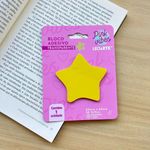 Bloco Notas Adesivas LeoArte Transparente Pink Vibes - Coração ou Estrela - 50 Folhas