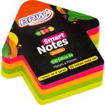 Bloco de Notas Adesivas BRW Seta Neon ou Soul 200 Folhas - para Recado ou Anotações