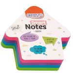 Bloco de Notas Adesivas BRW Seta Neon ou Soul 200 Folhas - para Recado ou Anotações