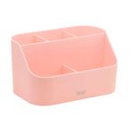 Organizador Multiuso Plástico de Mesa BRW - Tons Pastel - Porta Caneta, Porta Maquiagem