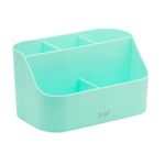 Organizador Multiuso Plástico de Mesa BRW - Tons Pastel - Porta Caneta, Porta Maquiagem