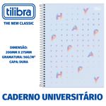 Caderno Universitário Capa Dura Tilibra Happy Tom Pastel - 20, 16, 12, 10 ou 1 Matéria