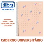Caderno Universitário Capa Dura Tilibra Happy Tom Pastel - 20, 16, 12, 10 ou 1 Matéria