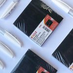 Bloco Adesivo Eagle Preto 100 Folhas ou Kit com a Caneta Branca