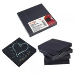 Bloco Adesivo Eagle Preto 100 Folhas ou Kit com a Caneta Branca