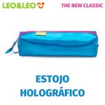Estojo Holográfico Leo&Leo - Prata, Roxo ou Azul