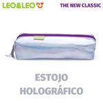Estojo Holográfico Leo&Leo - Prata, Roxo ou Azul