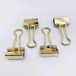 Prendedores de Papel Binder Clips Ouro e Rosé Cis - Kit ou Unidade