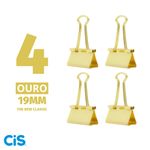 Prendedores de Papel Binder Clips Ouro e Rosé Cis - Kit ou Unidade