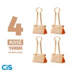 Prendedores de Papel Binder Clips Ouro e Rosé Cis - Kit ou Unidade