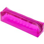 Estojo Transparente Colorido Quadrado BRW - Rosa Lilás e Verde