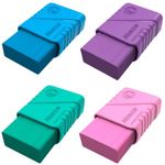 Borracha Mercur Tom Pastel com Capa Protetora na mesma Cor - Colorida Fofa